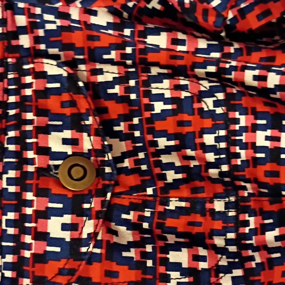 Colorful Ruby Road Geometric Pattern Jacket - image 3